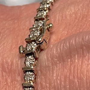 1 Carat Gold Diamond Bracelet